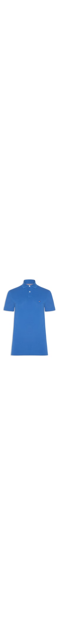 Polo Masculina 1985 Regular Fit Com Logo No Peito - Azul