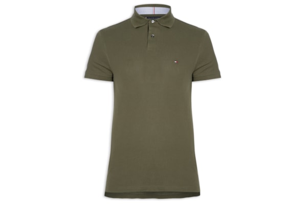 Polo Masculina 1985 Regular Fit Com Logo No Peito - Branco