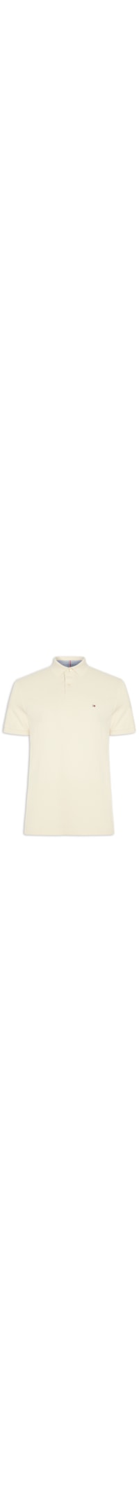 Polo Masculina 1985 Regular Fit Com Logo No Peito - Branco