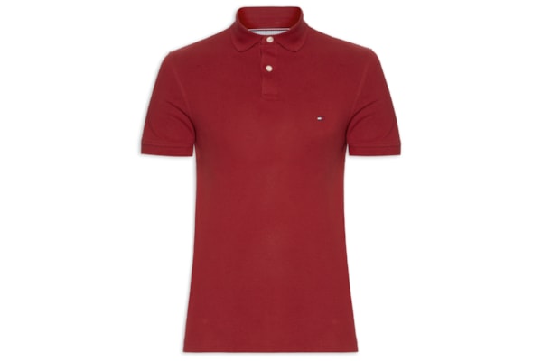Polo Masculina 1985 Regular Fit Com Logo No Peito - Branco