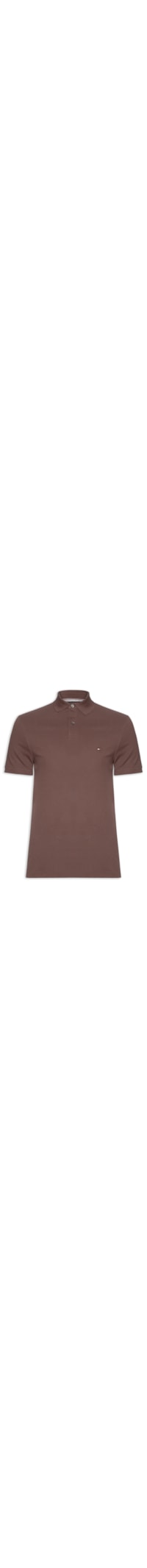 Polo Masculina 1985 Regular Fit Com Logo No Peito - Branco