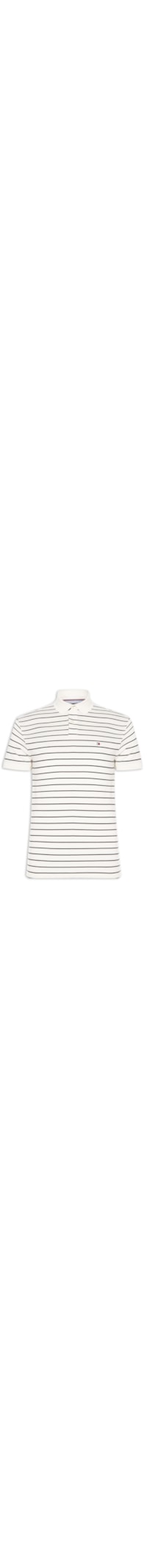 Polo Masculina 1985 Regular Fit Com Logo No Peito - Branco