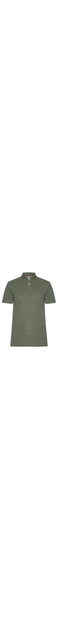 Polo Masculina 1985 Regular Fit Com Logo No Peito - Verde