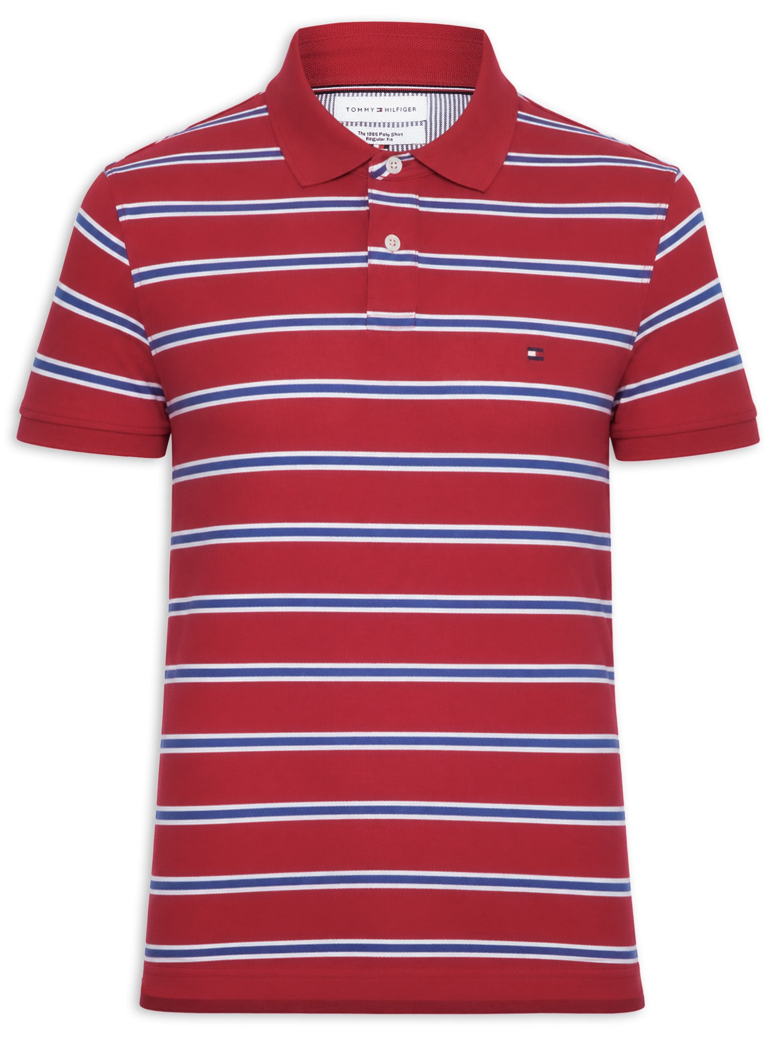 Polo Masculina 1985 Regular Fit – Vermelho Tommy Hilfiger