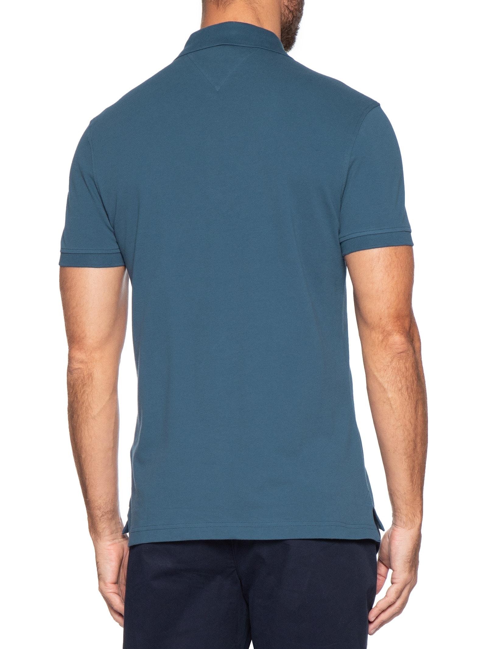 Polo Masculina 1985 Slim Fit Azul Tommy Hilfiger