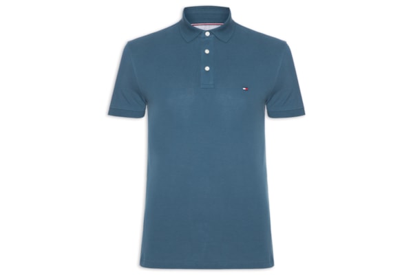 Polo Masculina 1985 Slim Fit – Azul