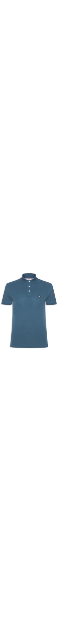 Polo Masculina 1985 Slim Fit – Azul