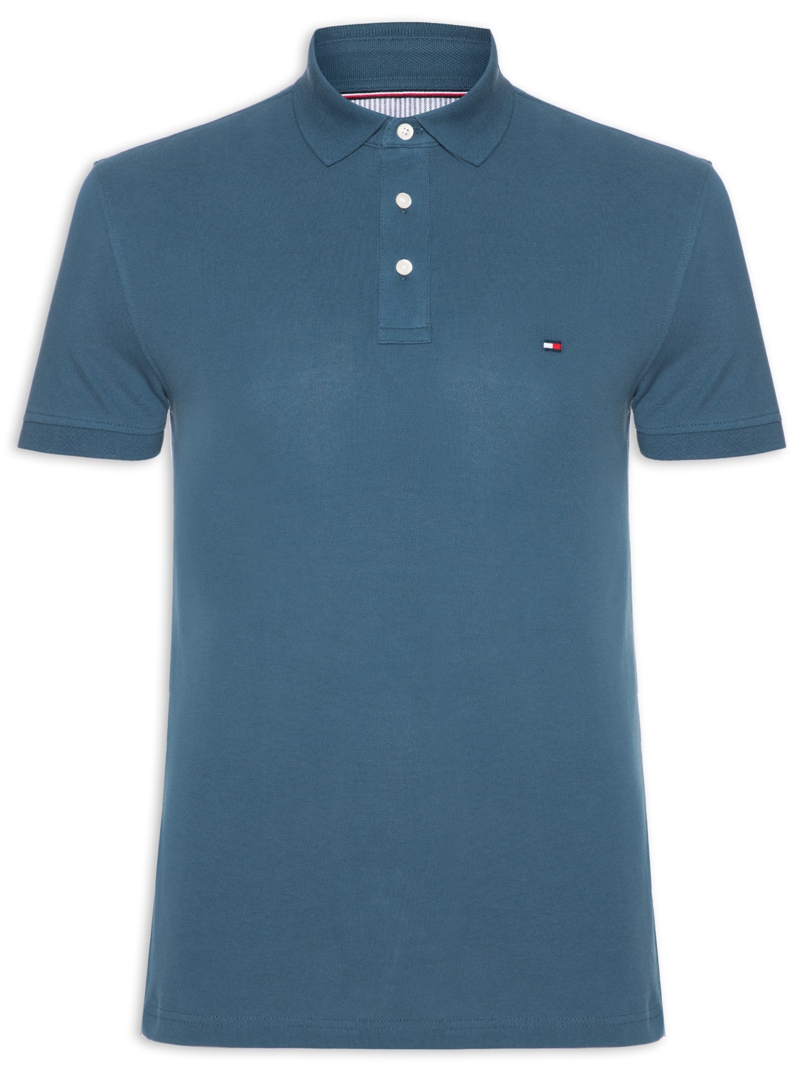 Polo Masculina 1985 Slim Fit – Azul Tommy Hilfiger
