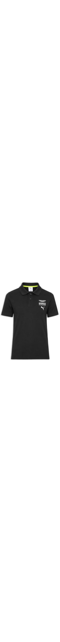 Polo Masculina AMF1 Essential - Preto