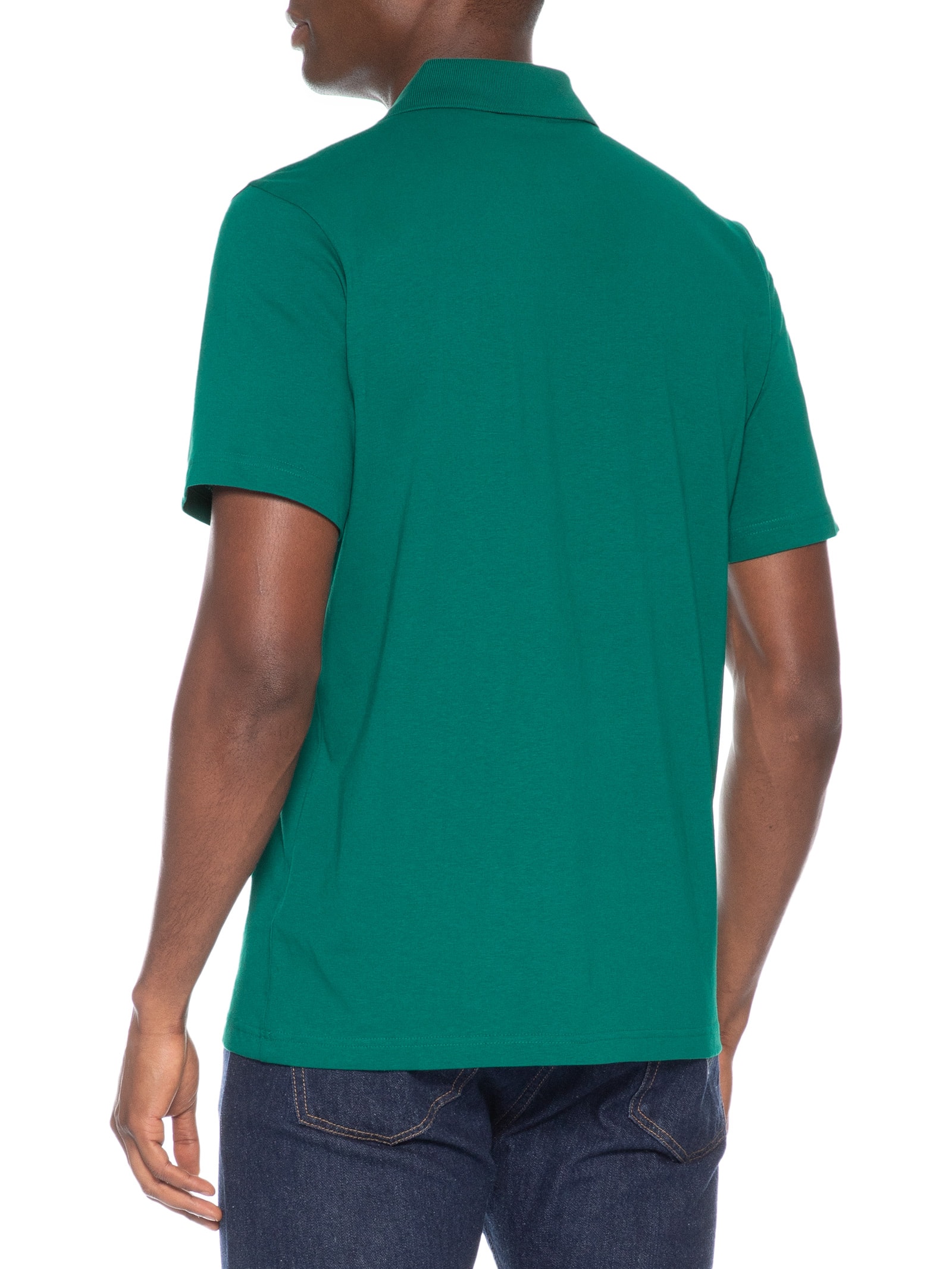 Polo Masculina AMF1 Essential Verde Puma + Aston Martin