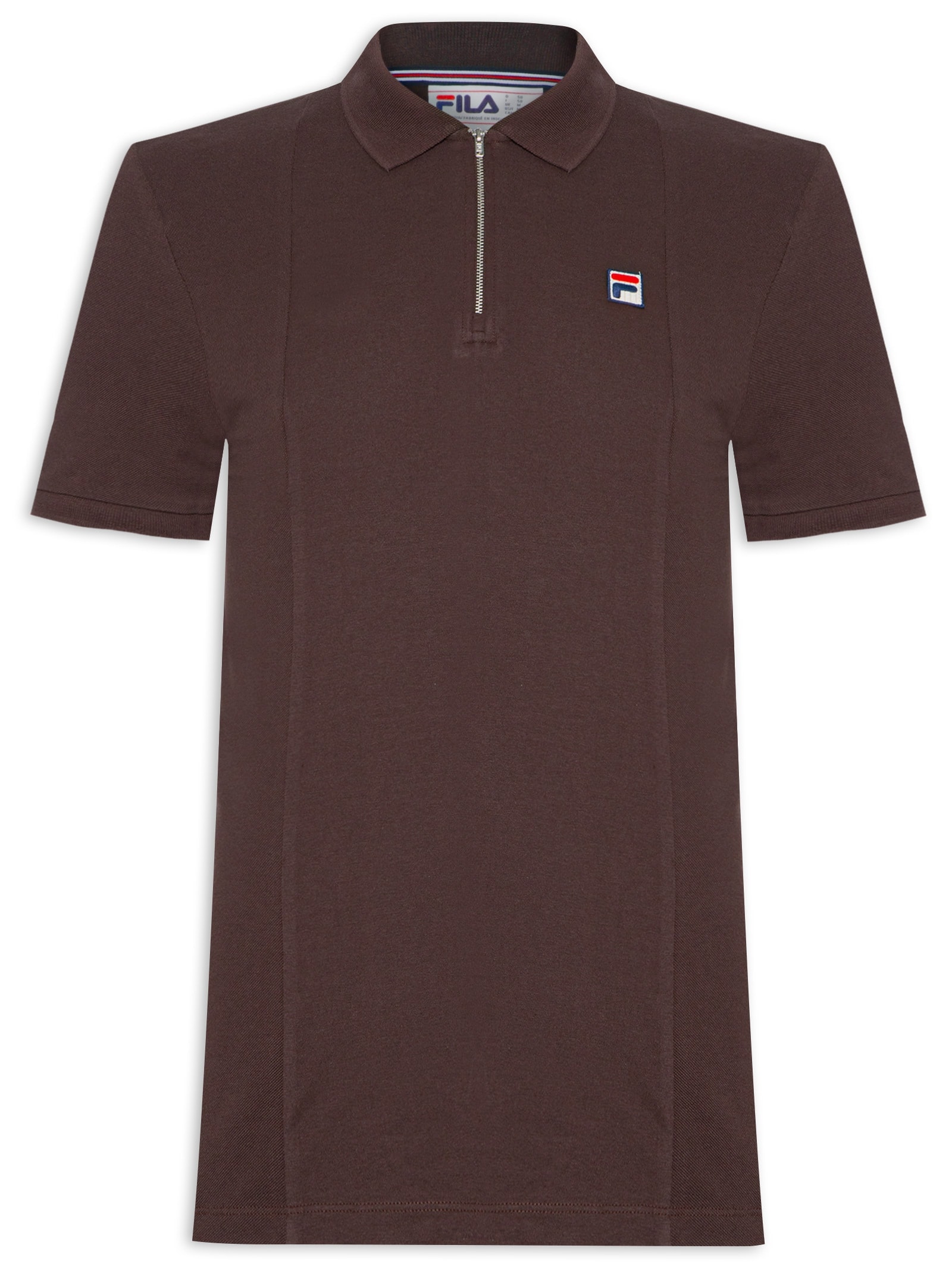 Polo Masculina Anton Marrom  Fila