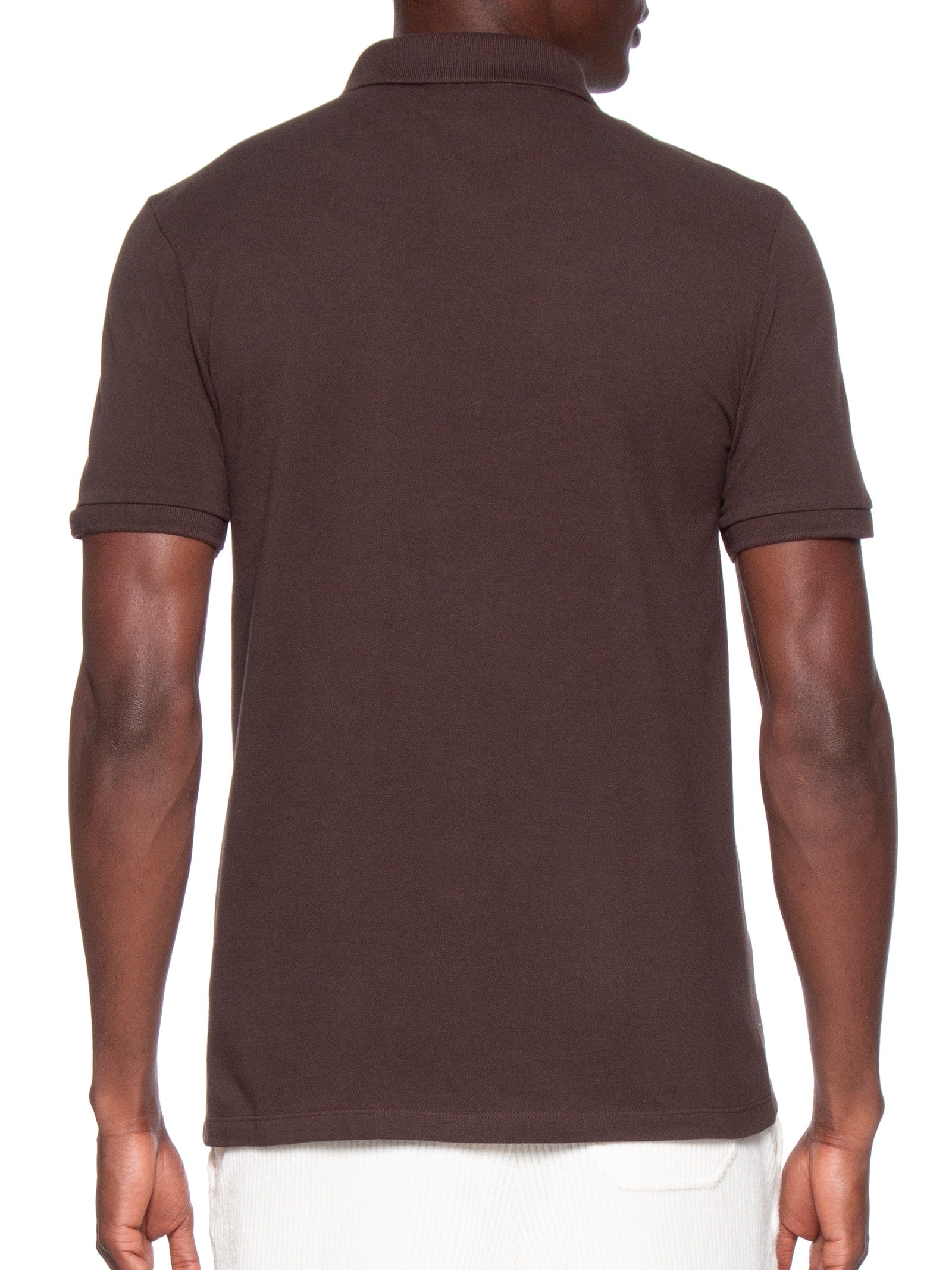 Polo Masculina Anton Marrom  Fila