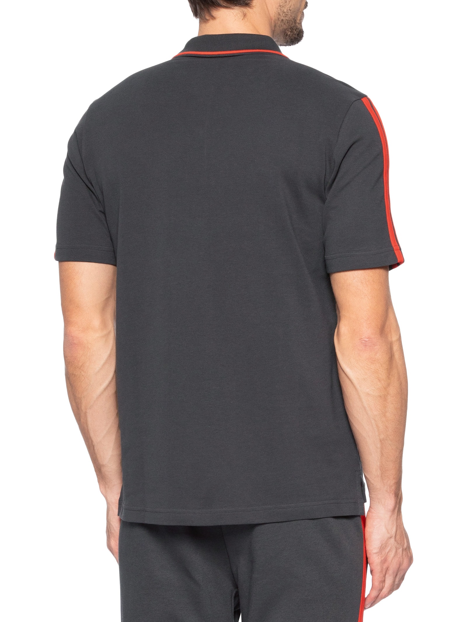 Polo Masculina Audi Revolut DNA Preto Adidas + Audi