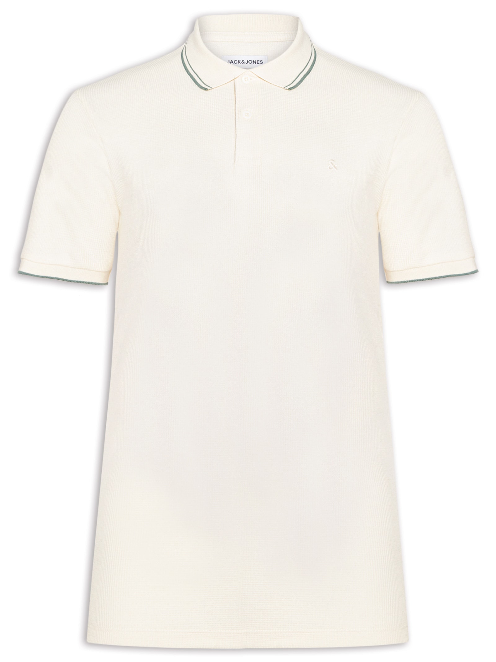 Polo Masculina Austin Com Friso Branco Jack & Jones