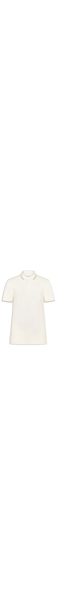 Polo Masculina Austin Com Friso - Branco