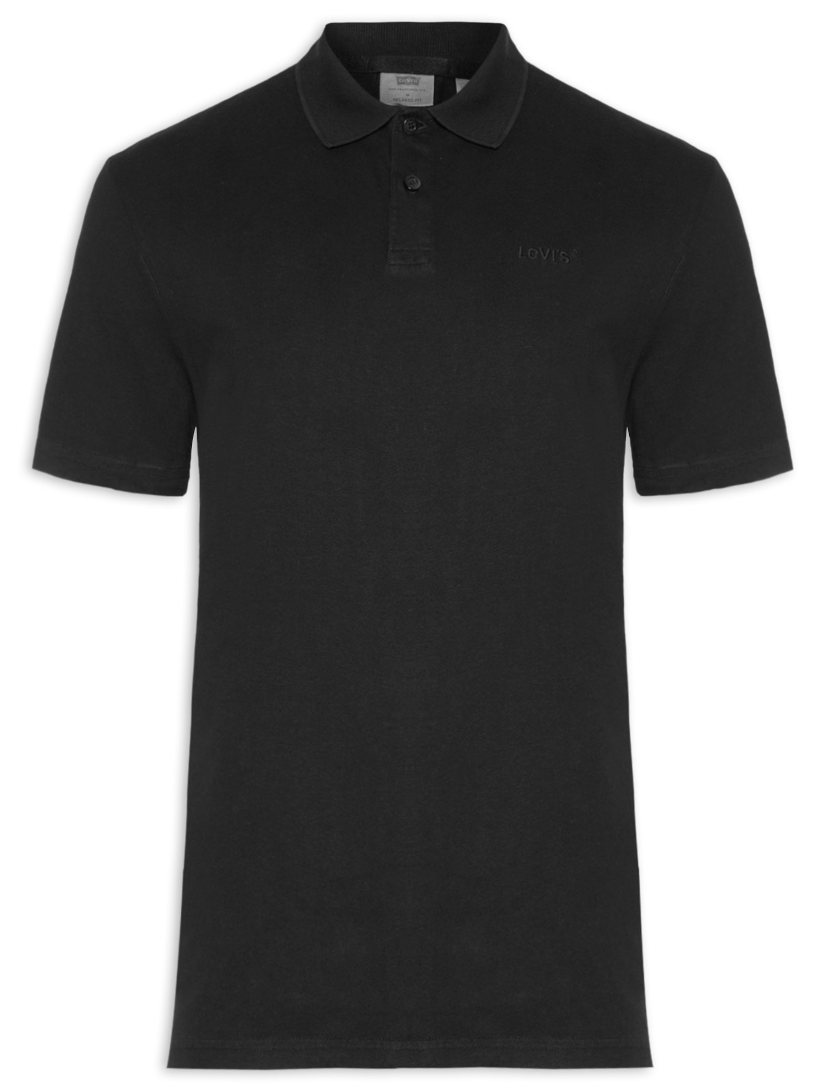 Polo Masculina Authentic Preto Levi's