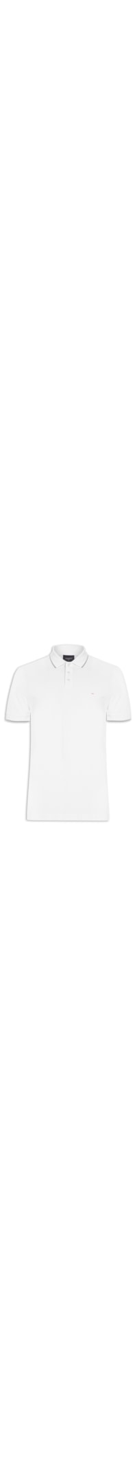 Polo Masculina Básica 4 Frisos (PA) - Branco