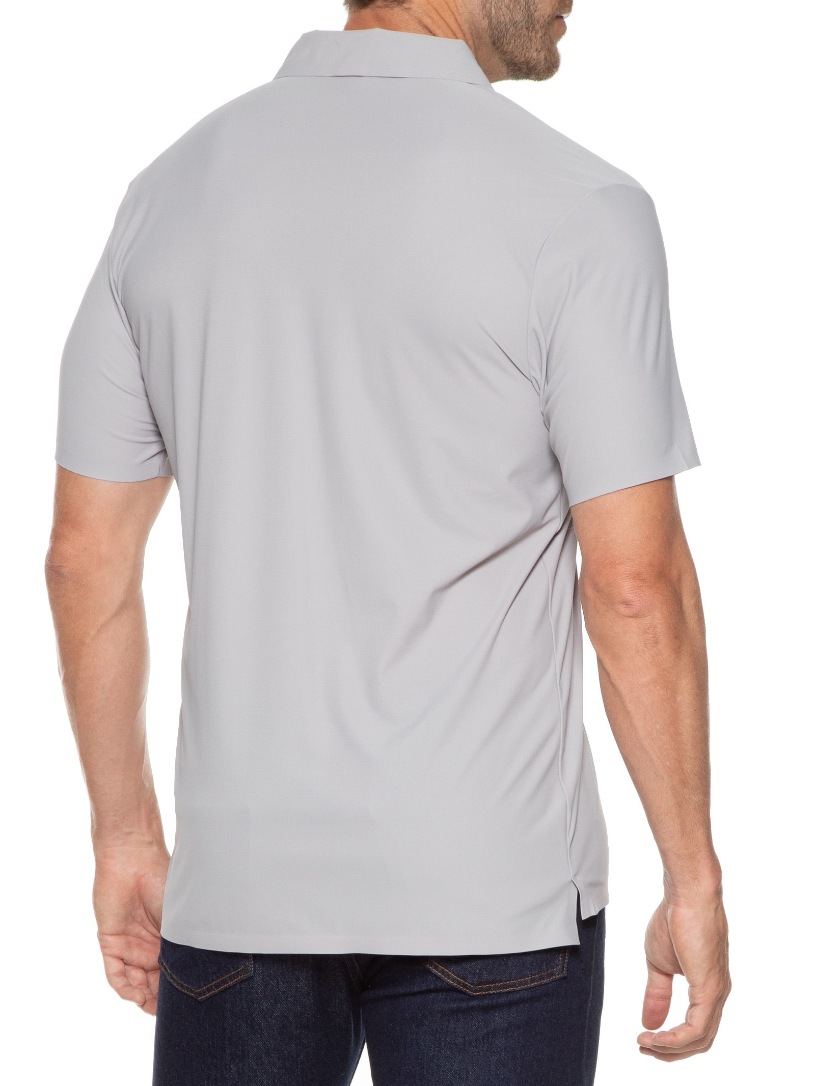 Polo Masculina Básica Color Cinza '2 Essential