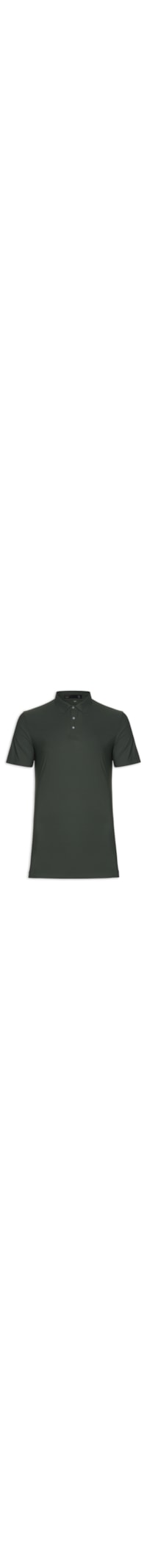 Polo Masculina Básica Color - Verde