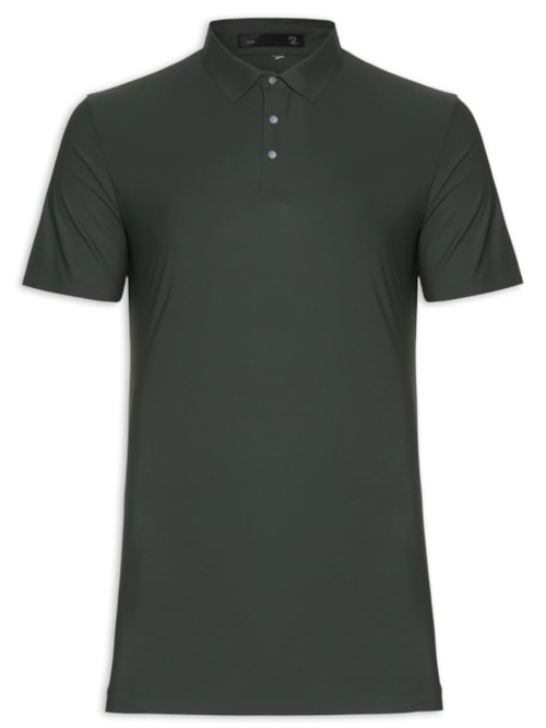 Polo Masculina Básica Color – Verde