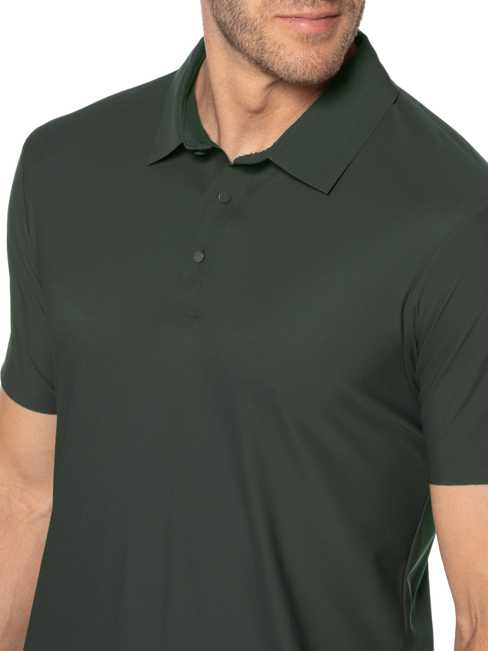 Polo Masculina Básica Color Verde '2 Essential