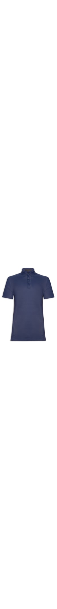 Polo Masculina Básica Comfy - Azul