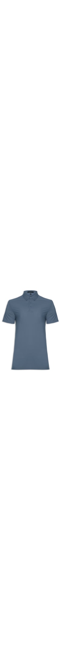 Polo Masculina Básica Comfy - Cinza