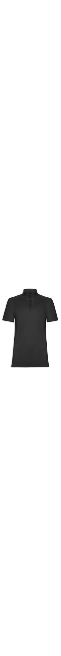 Polo Masculina Básica Comfy - Preto