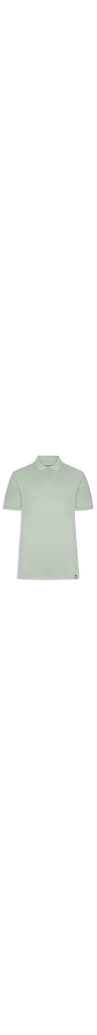 Polo Masculina Básica em Algodão Egípcio - Verde