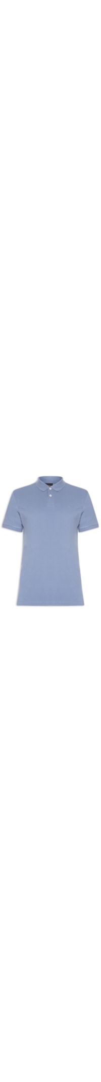 Polo Masculina Básica Em Piquet Logo Surton - Azul