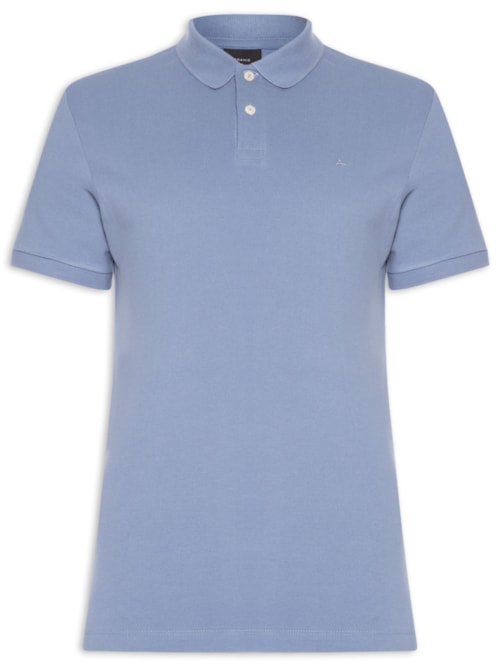 Polo Masculina Básica Em Piquet Logo Surton – Azul