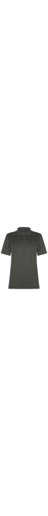 Polo Masculina Básica Interlock Liquid Touch - Cinza