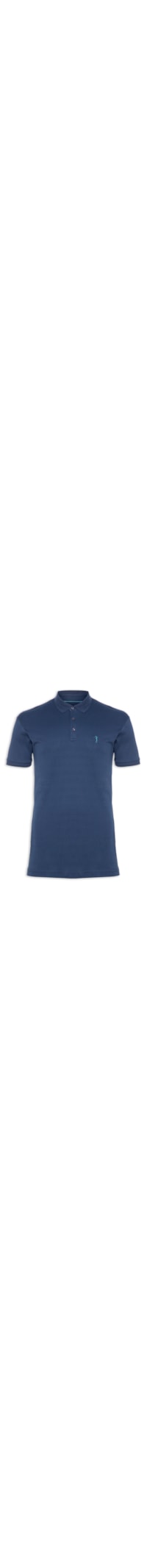 Polo Masculina Básica Peruana - Azul