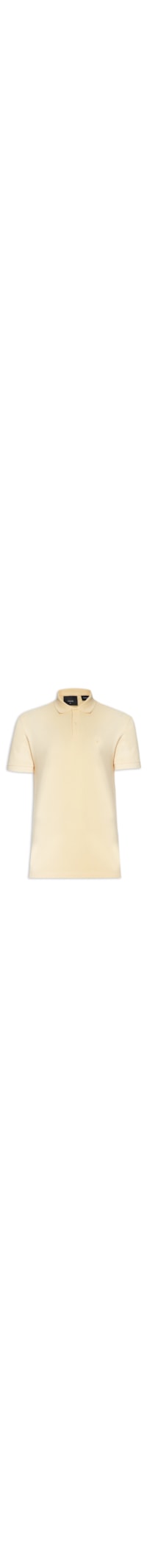 Polo Masculina Básica Piquet - Amarelo