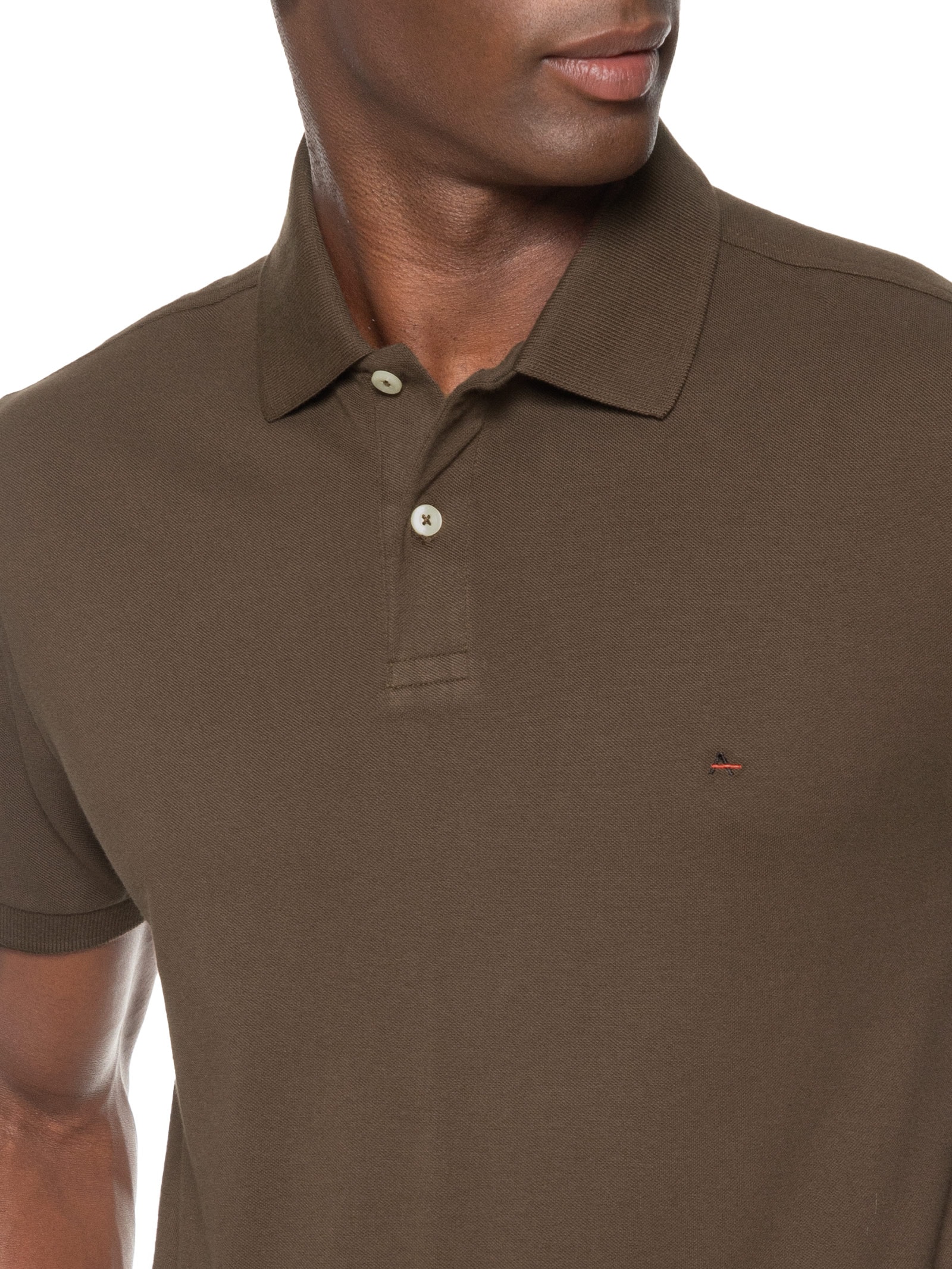 Polo Masculina Básica Piquet Amarelo  Aramis