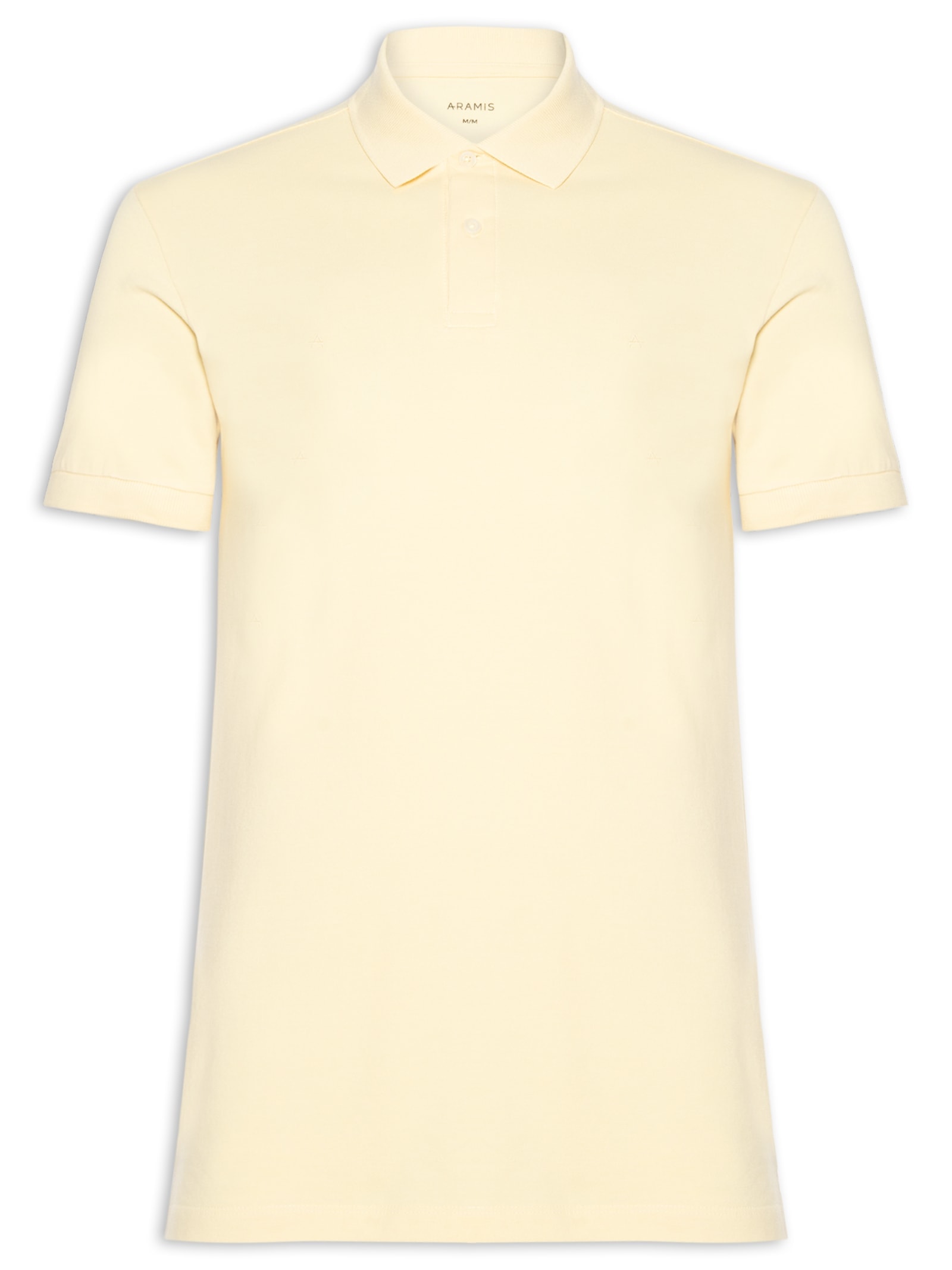 Polo Masculina Básica Piquet Amarelo  Aramis