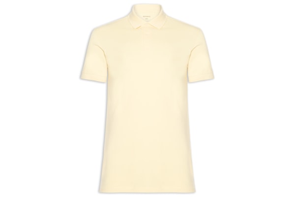 Polo Masculina Básica Piquet - Amarelo 