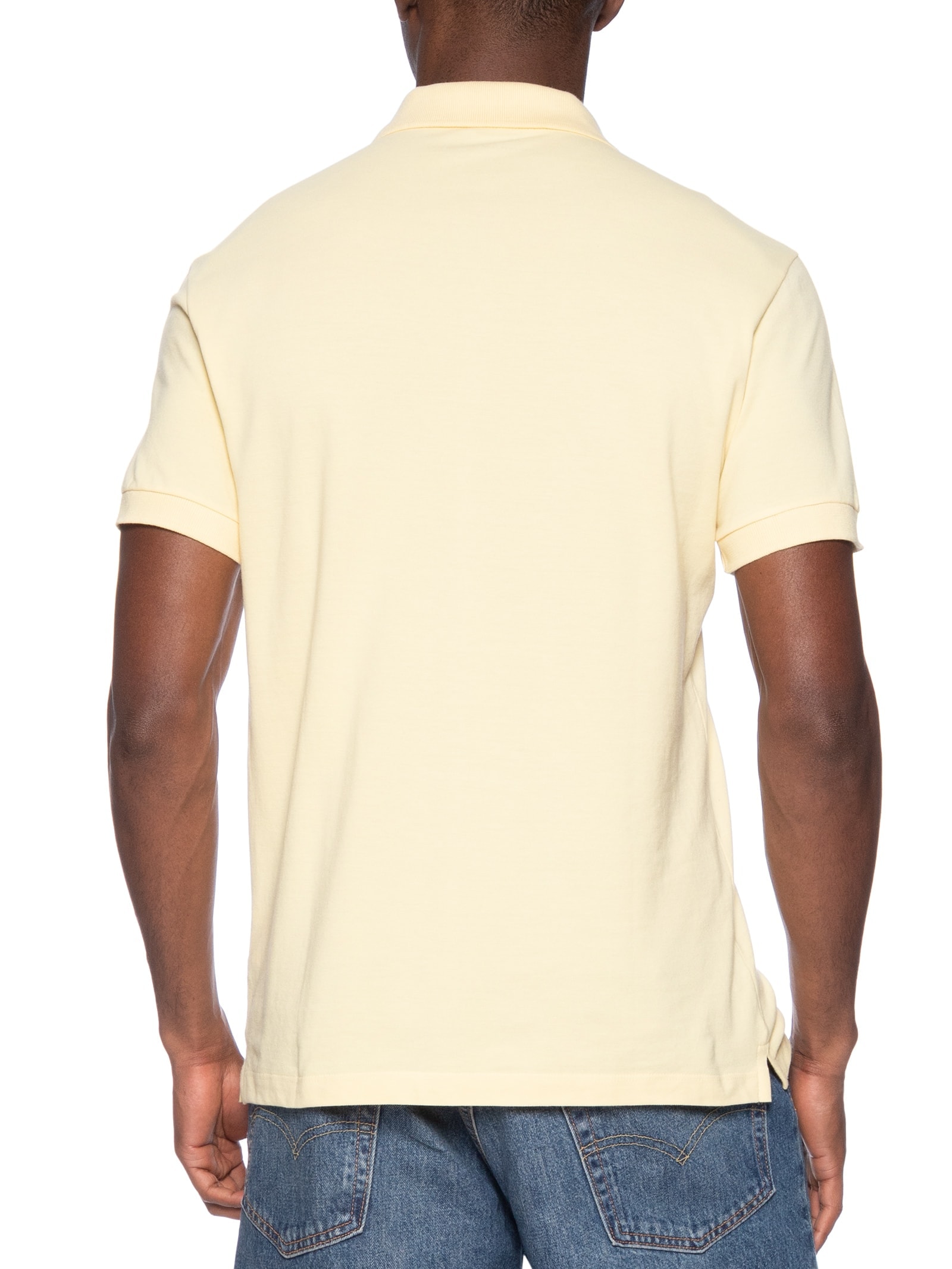 Polo Masculina Básica Piquet Amarelo  Aramis