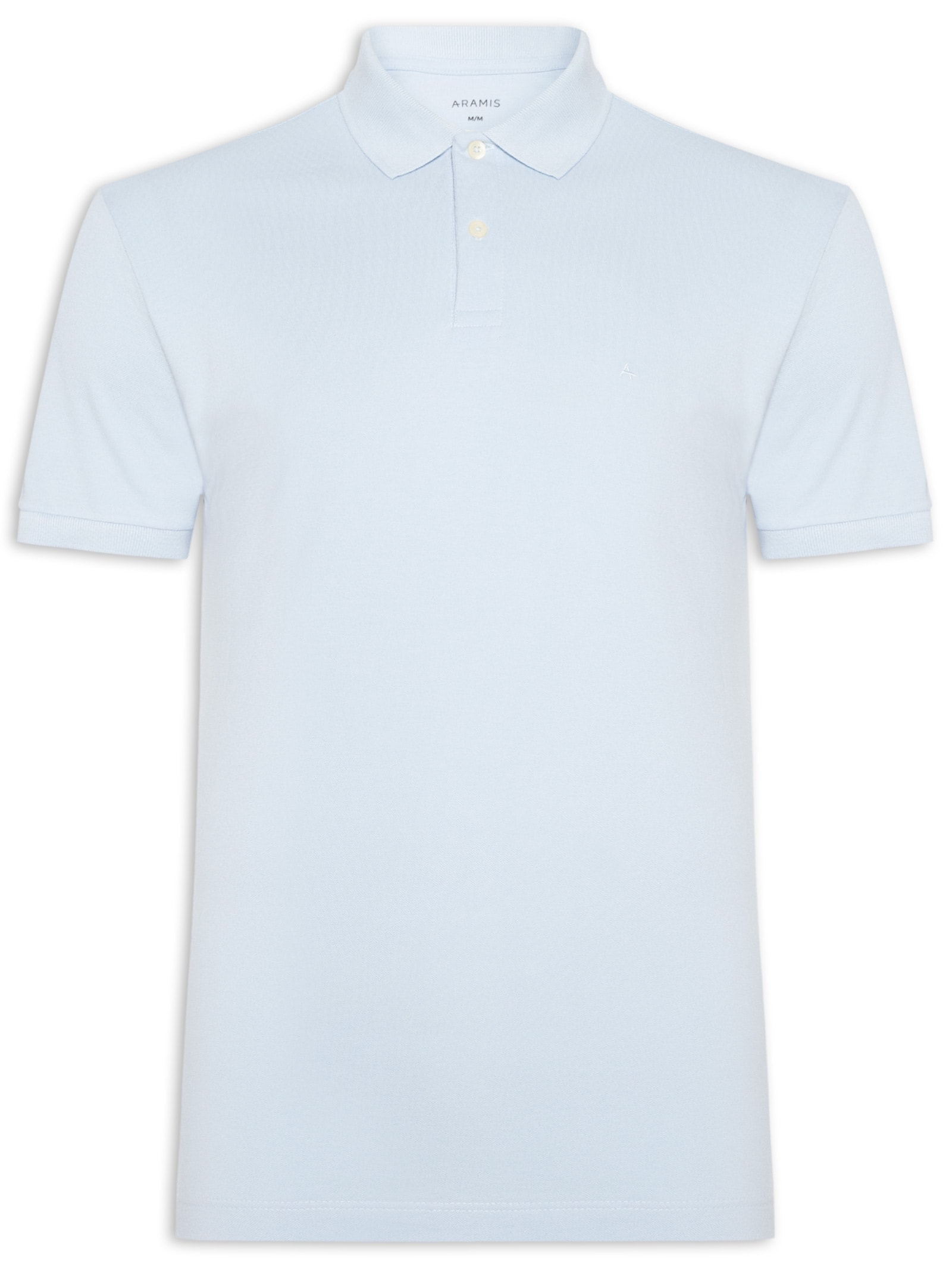 Polo Masculina Básica Piquet Azul Aramis