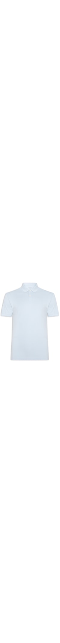 Polo Masculina Básica Piquet - Azul