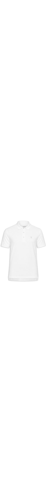 Polo Masculina Básica Piquet - Branco