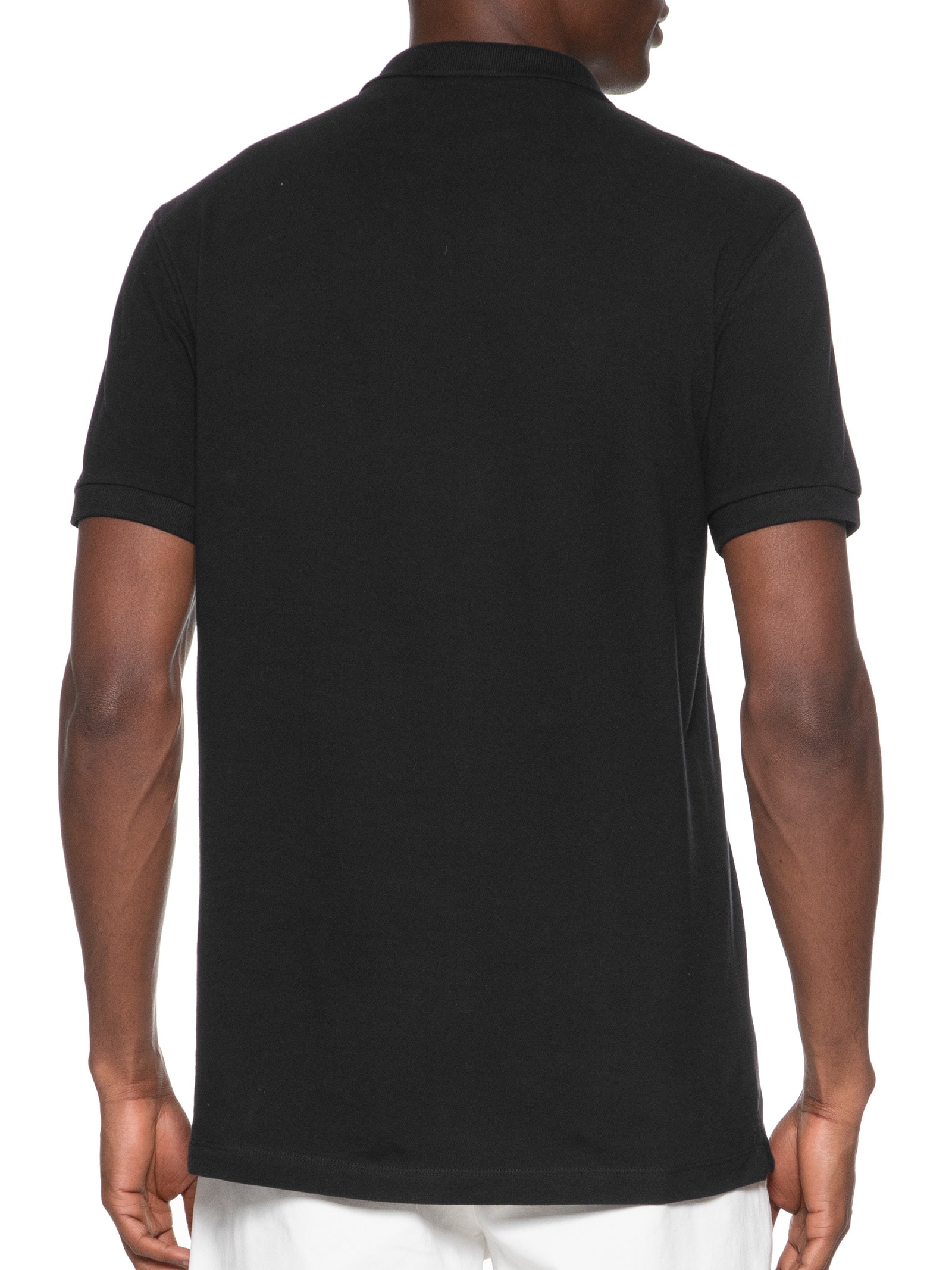 Polo Masculina Básica Piquet Preto Aramis