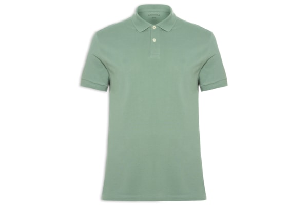 Polo Masculina Básica Piquet - Verde 