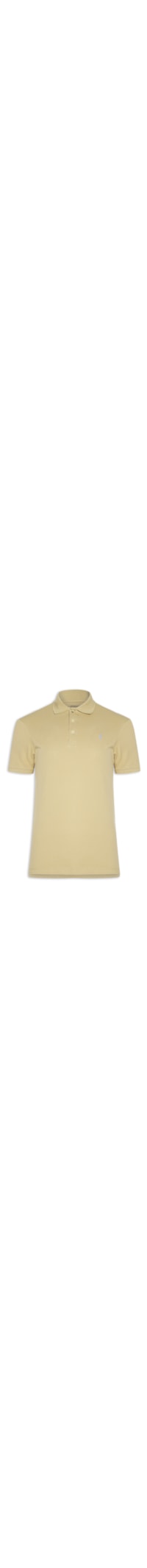 Polo Masculina Básica Piquet – Bege