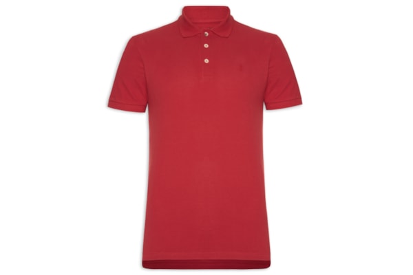 Polo Masculina Básica Piquet – Vermelho