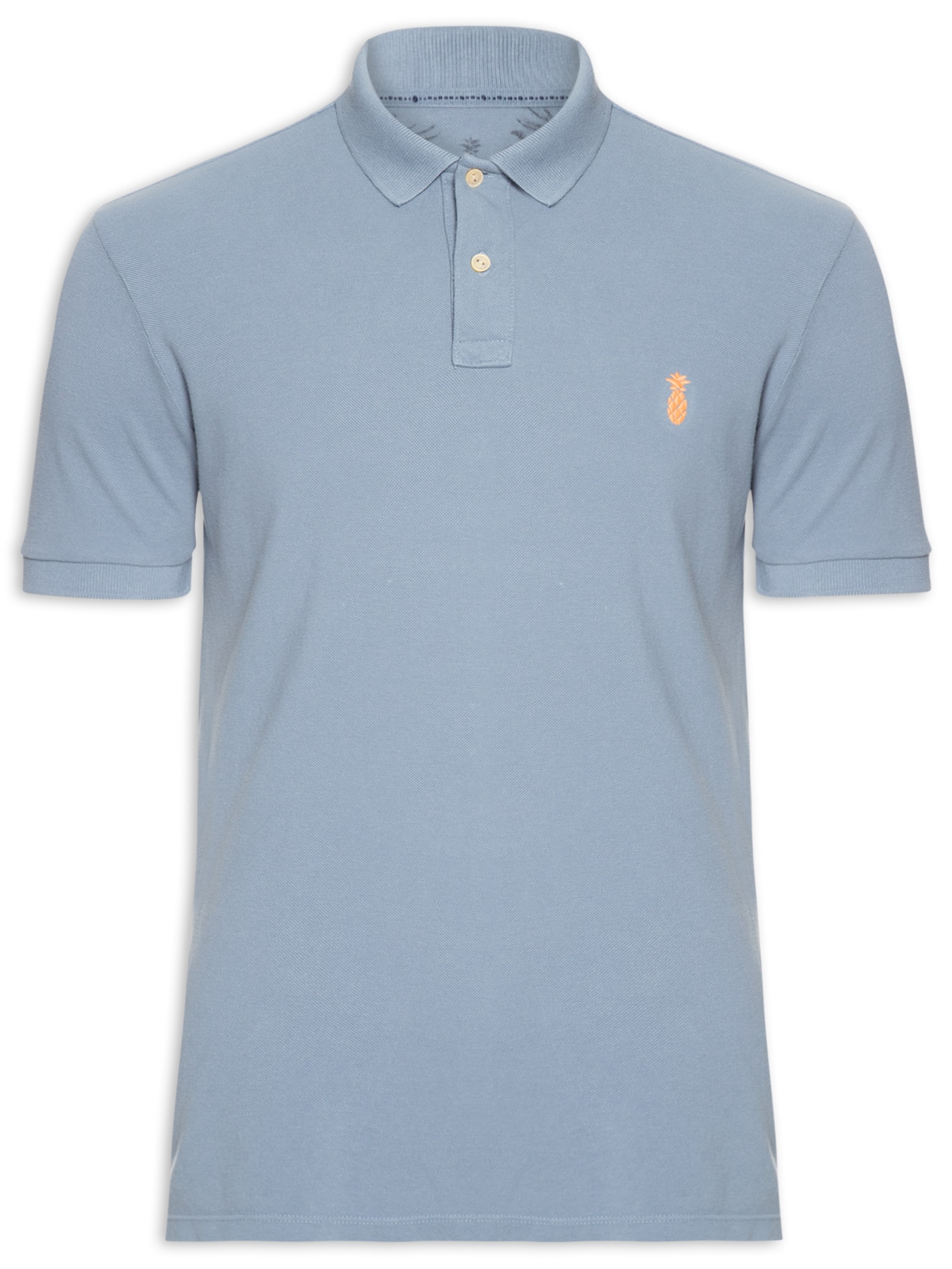 Pineapple - Polo Masculina Básica Slim Fit Summer Em Piquet De