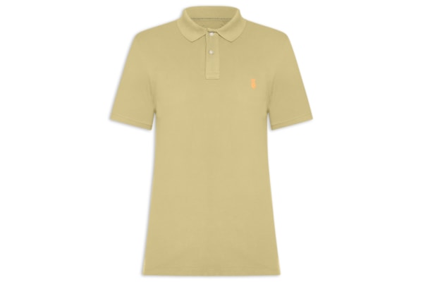 Polo Masculina Básica Summer Em Piquet De Algodão - Verde