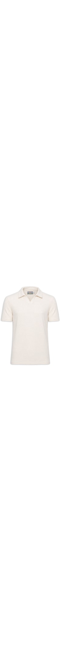 Polo Masculina Bata Listrado Oliveiras - Bege