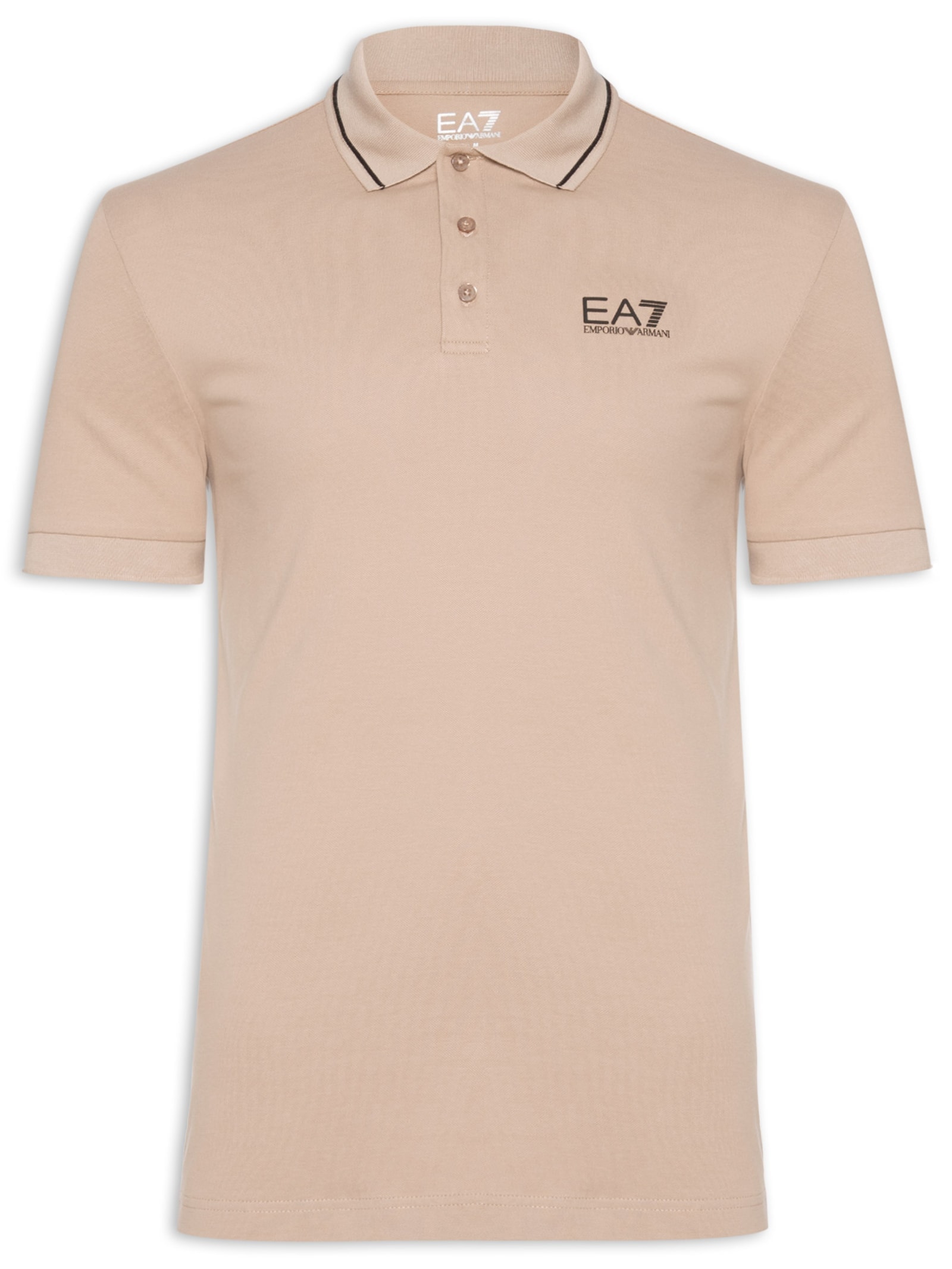 Polo Masculina Bege Ea7 Emporio Armani