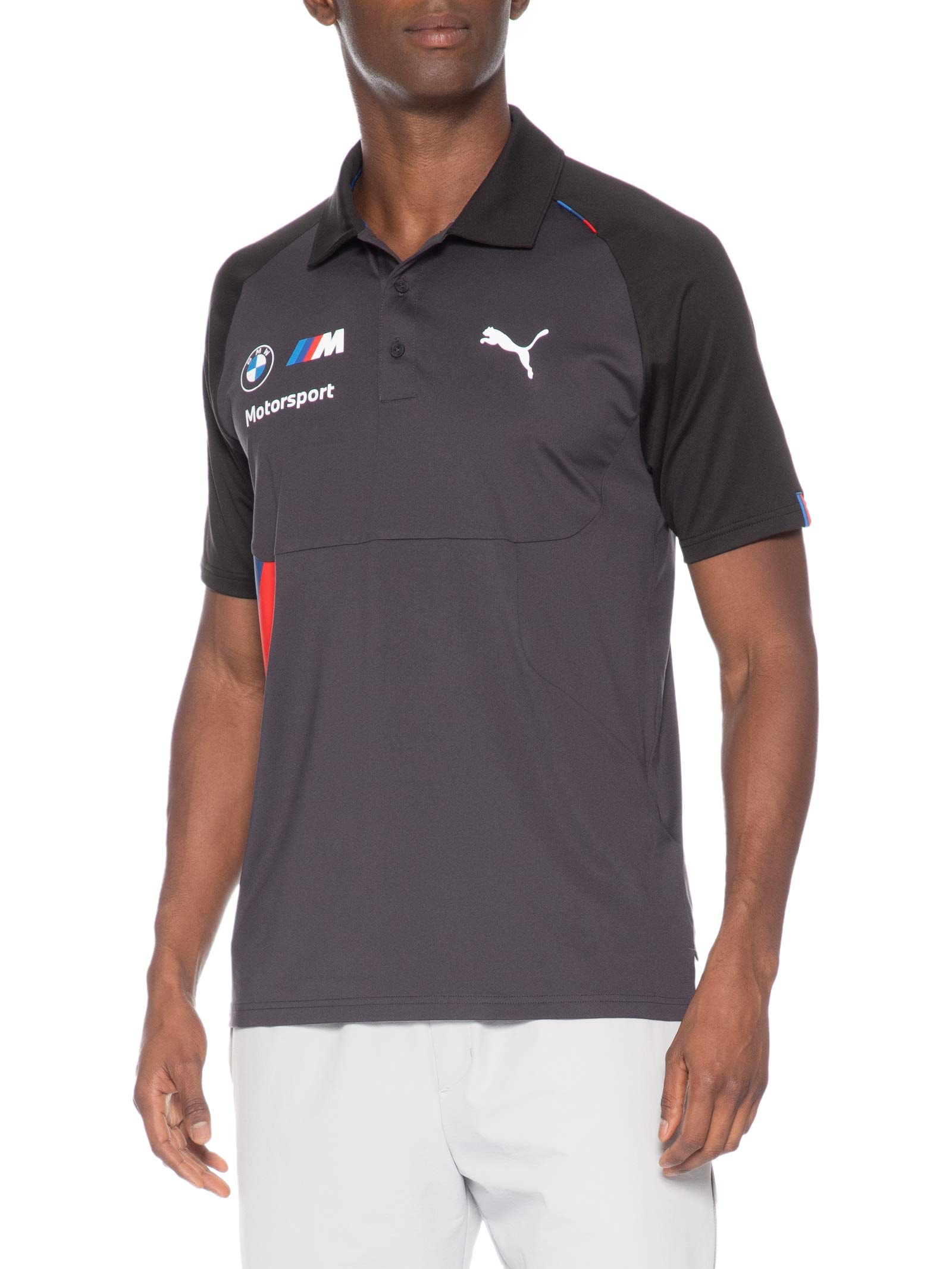 Polo Masculina BMW Replica PUMATECH Preto Puma + Bmw